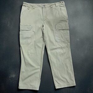 Duluth Trading Co. Flex Fire Hose Cargo Workwear Pants Brown Men's Size 44 x 32